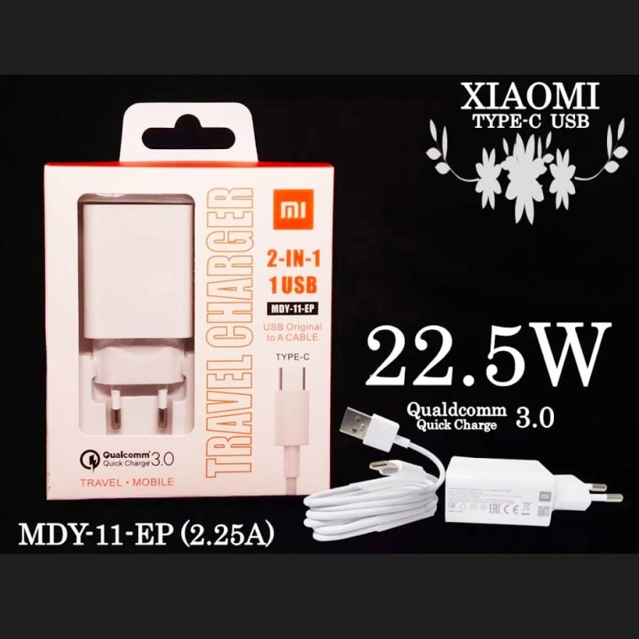 TRAVEL CHARGER XIAOMI MDY-11-EP TYPE C - 22,5W 99% BT